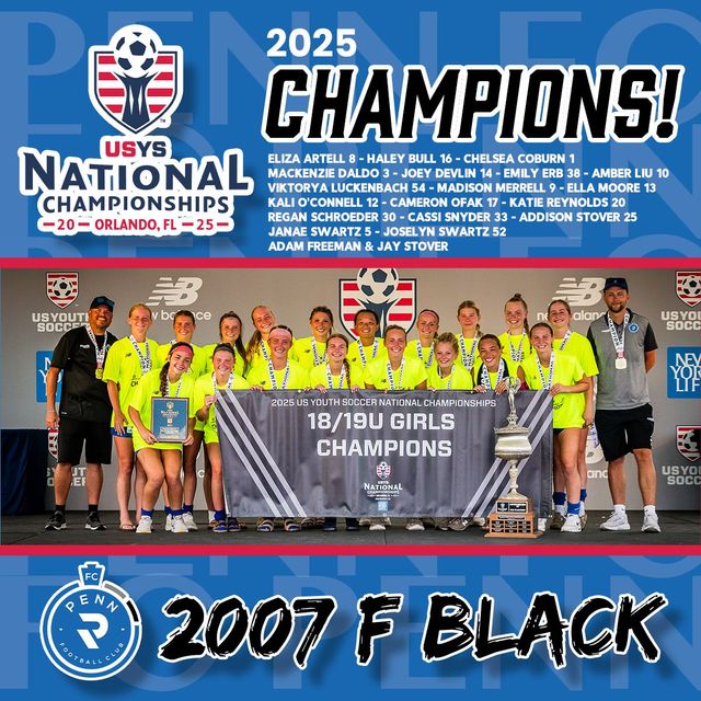 2007F Black - National Champions!